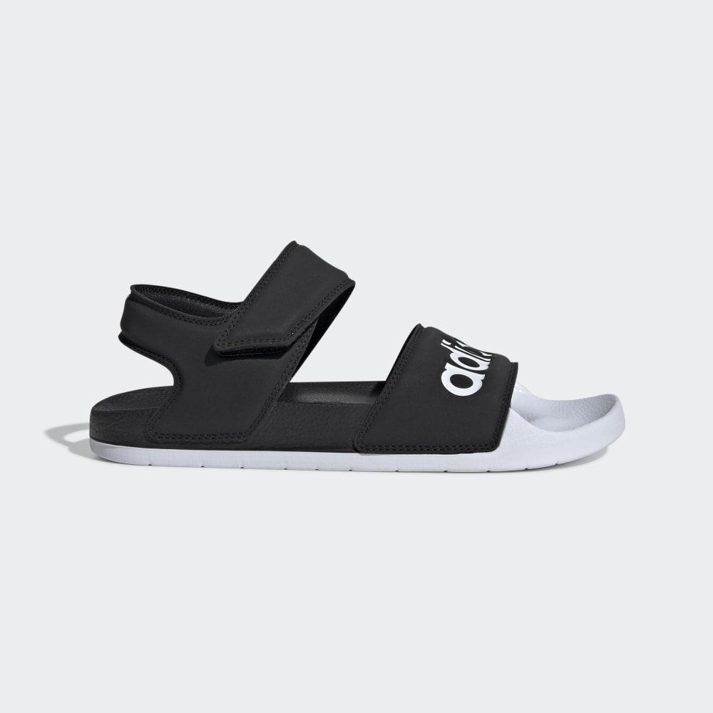 Sandale Adidas Adilette Dama Romania - Negrii/Albi G28695